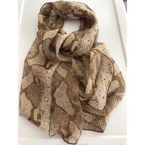 Lightweight chiffon scarf